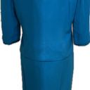 Nordstrom Vintage ’s 100% Silk Suit Turquoise  10 Photo 2