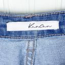 Kancan KC11046 Mid Rise Torn Straight Cropped Leg Stretch Denim Blue Jeans 28 Photo 4