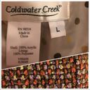 Coldwater Creek Cold Water Creek Hourglass Blazer Multi Color Brocade Blazer Jacket Coat Photo 3