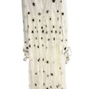 Rococo  Sand White Sequin Star Tiered Maxi Dress Photo 2