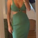 Princess Polly Green Midi Dress Photo 0