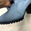 None Denim‎ zip up Heeled Boot. No Brand. Size 41 (US 9.5) Photo 6