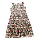 Collectif Candice Palm Blush Floral Swing Dress Size XL Retro Vintage Twee Mod Photo 1