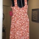 Isabel Maternity  Orange Floral Sun Dress Photo 3