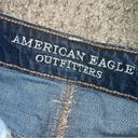 American Eagle Dark Wash High Rise Festival Distressed Jean Shorts! Photo 1