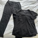 Jaanuu Black Scrub Set (Top + Bottom) Photo 0