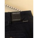 Dear John NWT  Womens Size 25 Finnegan Roll Cuff Shorts Dark Wash Blue Denim Photo 4