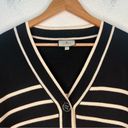 Tuckernuck  Lauren Cardigan in Black and White Stripe small Photo 2