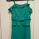 idem Ditto Idea Ditto Green Ruffle Dress Photo 0