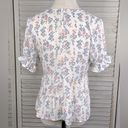 Paper Crane  Tiered Babydoll Top Ruffle Sleeves Cottage Floral-Small Photo 1