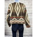 Shyanne  Aztec Open Front Cardigan Women’s Small Wool Blend Casual Southwestern Photo 3