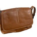 Liz Claiborne  Brown Vegan Leather Messenger Shoulder Bag Women Photo 0