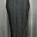 Silence + Noise  BLACK GRAY PENCIL SKIRT WITH SIDE SLIT MEDIUM URBAN OUTFITTERS Photo 0