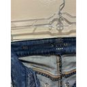 White House | Black Market  Women's Slim Crop Jeans Blue Denim Size 00 Pocket Detai Photo 3