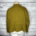 Ava & Viv  NWT Size 3X Green Button Front Shirt Jacket - Shacket Photo 2