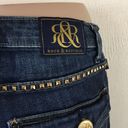 Rock & Republic Jeans Kasandra Bootcut Studded Dark Wash Gold R 28 Photo 3