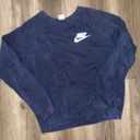 Nike pullover sweatshirt navy sweater Photo 0