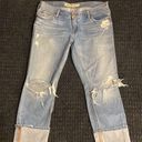 Hollister  Destroyed Cropped / Capri Jeans Photo 2