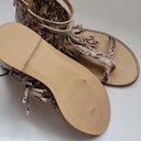 JustFab  Winnifred reptile fringe sandals size 6½ Photo 7