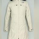 The North Face Women’s  Cream Hyvent Down Parka Faux Fur Hood size Small Photo 0