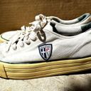 Polo VTG  Sport Platform Sneakers 90s Classic Embroidered Logo Lace Up White 8.5 Photo 2