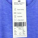 Sweaty Betty  Women's Size 12 Athlete Seamless Workout Vest Top Cornflower Blue Photo 6