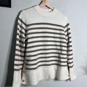 Tuckernuck  NEW Sweater Bonnie Striped Tan Ivory Pullover Sweater Size S Photo 0