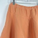 Aerie NWT  Denim Circle Mini Skirt Pull On Stretch Orange Size Large L NEW Photo 10