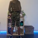 Vibrant  m.i.u distressed camo jorts Photo 2