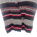 CHAPS Vintage  sweater vest western boho southwest black size medium Photo 2