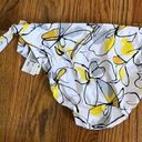 Jantzen NEW NWT  White Yellow Gray Black Floral Tie Knot Y2K Bikini BOTTOM 14 Photo 9