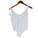 DKNY NWT  Seamless Litewear Bodysuit  Striped Large Photo 9