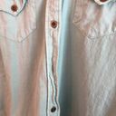 Bullhead Black  Chambray mint button down top S Photo 3