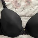 Natori Bra Black Body Double with Lace Full Fit, size 34DD Photo 10