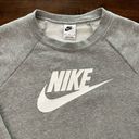 Nike  Gray Sweatshirt Womens Pullover Size Medium EUC Photo 1