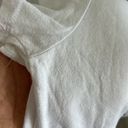 Zella  Kale Ing It White Cropped Boxy Athleisure Tee T-Shirt Small Photo 4