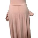 Reformation  Mary Tencel Midi Fit & Flare Tank Dress Blush Pockets Small Photo 6