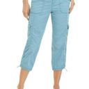 Style & Co EUC  Women's Cargo Capri Pants Blue Size 12 Photo 0