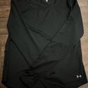 Under Armour  Womens Medium Heat Gear Fitted Long Sleeve T-Shirt With Side Pocket Photo 2