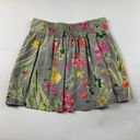 Old Navy  Watercolor Floral Linen Blend Mini Skirt M Photo 3