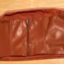 TCEC Faux Leather Dark Orange Brown Tube Top Photo 0