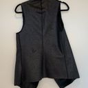 Krass&co ISDA &  Faux Fur Asymmetrical Vest Black vest Photo 7