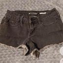 Hot Topic Low rise Black Denim Shorts Photo 0