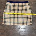 The Moon Boden Blue and Gray British Tweed by Skirt Size 10 R Photo 5