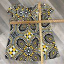 New Directions Mandala Print Shirt Yellow Black Gray XL Yellow Photo 9