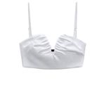 ZARA  White Cropped Bra Top Photo 2