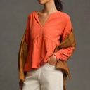 Pilcro  by Anthropologie Size XXS Terrycloth orange boho long sleeve top cotton Photo 1