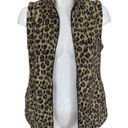 Calvin Klein Leopard Full Zip Sherpa Vest Small Photo 2