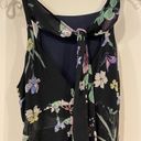 The Great  Jones Navy Floral Ruffle Hem Maxi Dress Size 6 Photo 1