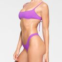 SKIMS NWT  Micro scoop bikini top Violet small Photo 6